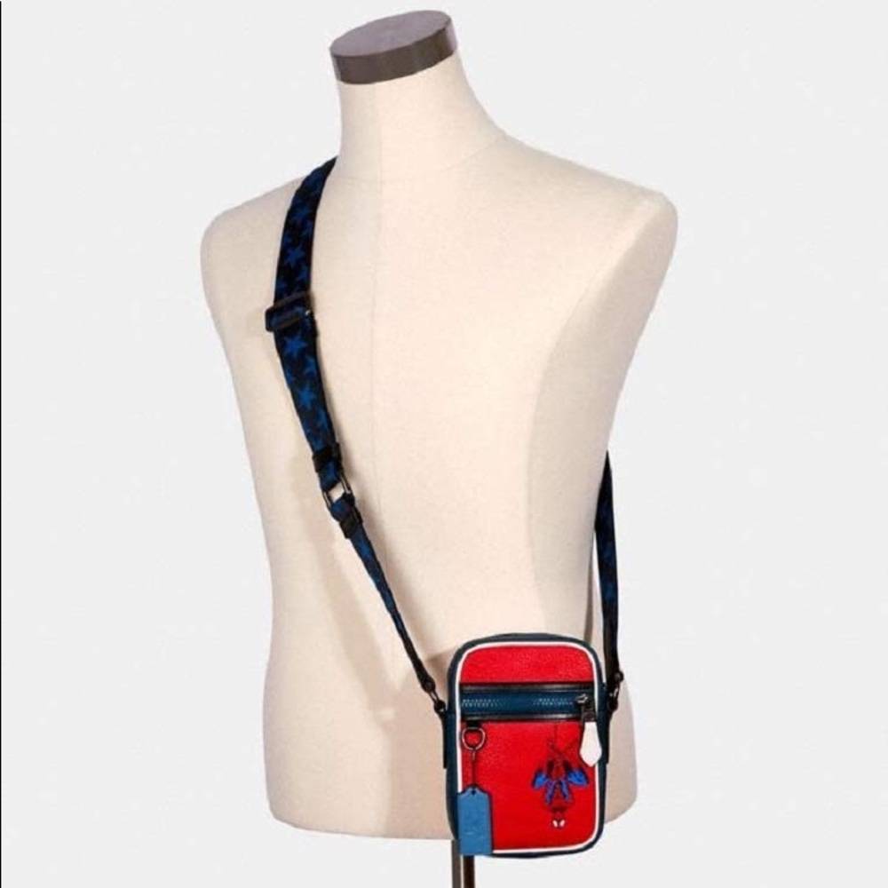 Coach Marvel Terrain Crossbody Bag Spiderman